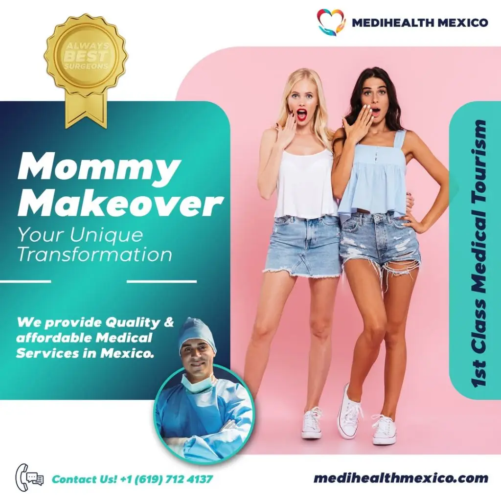 Mommy Makeover Package, with prices starting at USD 8,700.