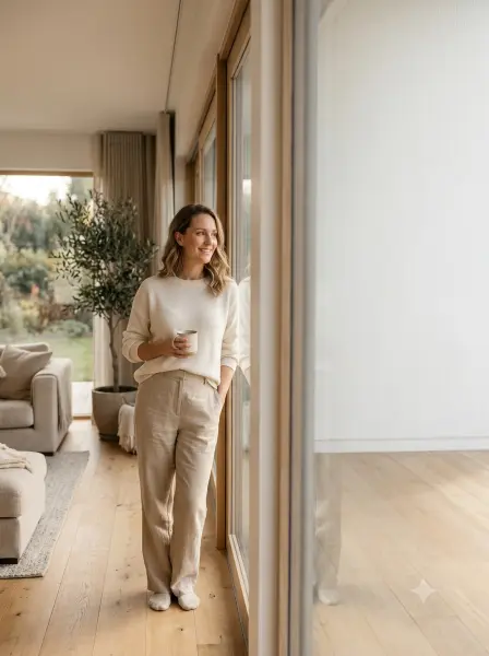 Confident mother after pregnancy exploring Mommy Makeover options in Mexico